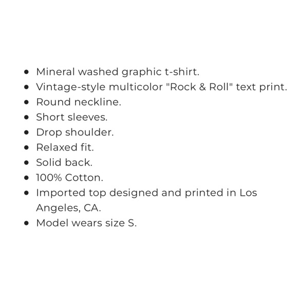 . Rock & Roll Mineral Wash Short Sleeve Graphic T-Shirt - Picture 12 of 14